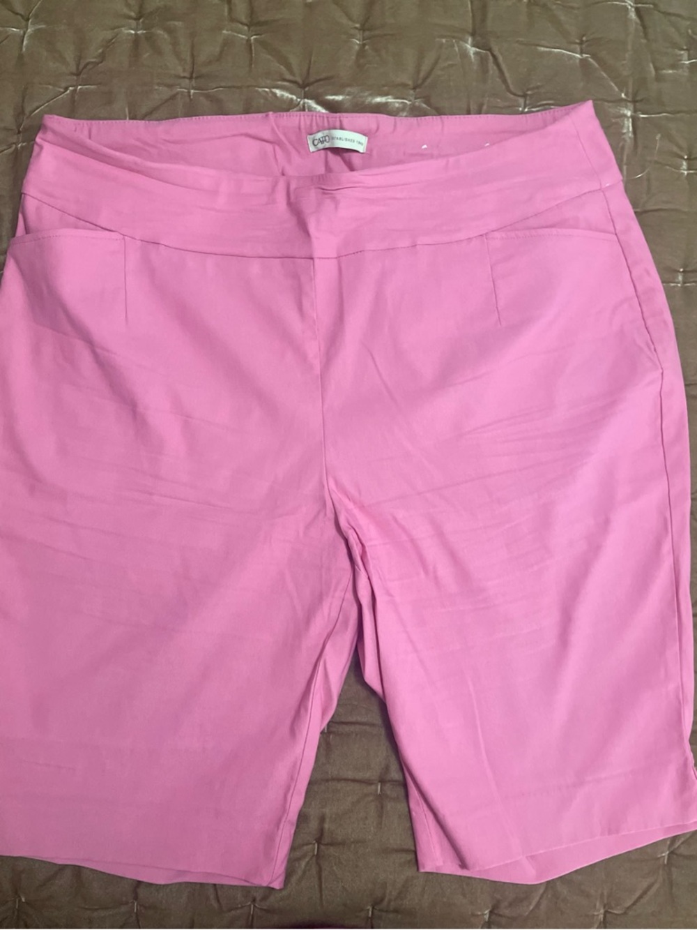 Cato Women’s Bright Pink Bermuda Shorts - Stretch